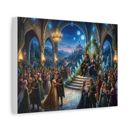 Fantasy Royal Coronation Canvas Art - Matte Stretched Wall Decor