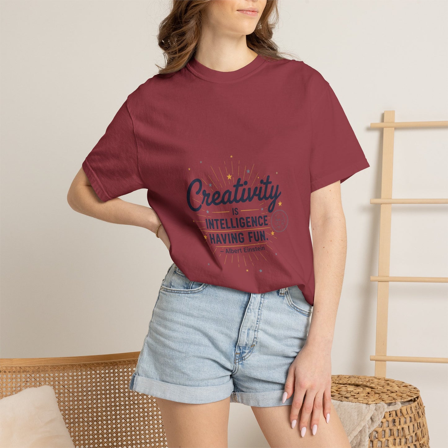 Creativity Is Intelligence T-Shirt — Inspirational Albert Einstein Quote Tee
