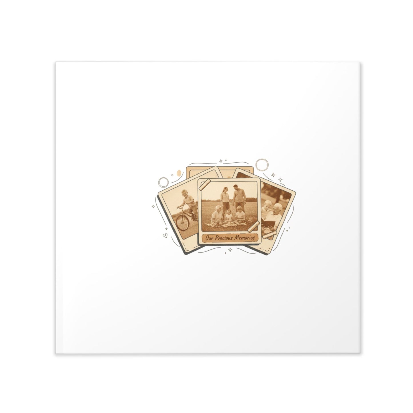 Vintage Photo Hardcover Photo Book — Custom Memory Album for Family, Heritage & Keepsakes