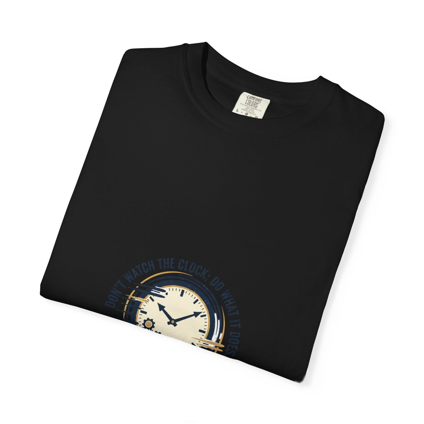 Keep Going Clock Graphic T-Shirt — Inspirational Quote Tee