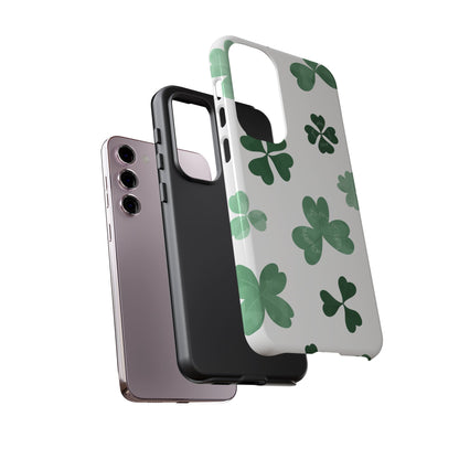 Shamrock Tough Phone Case — St. Patrick’s Day Clover Protective Cover