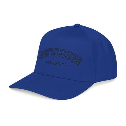 Sarcasm University Baseball Cap — Funny Embroidered Mid-Profile Hat