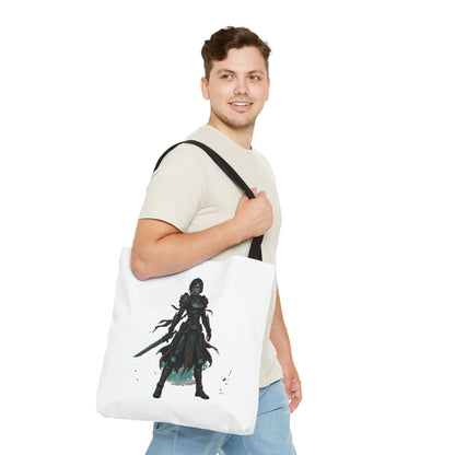 Rogue Warrior Tote Bag – Dark Fantasy Assassin Illustration