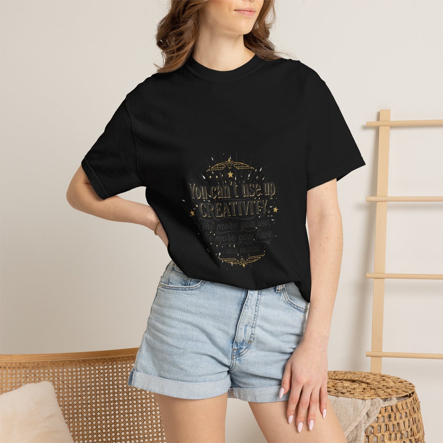 Creativity Quote T-Shirt — "You can't use up creativity" Motivational Graphic Tee
