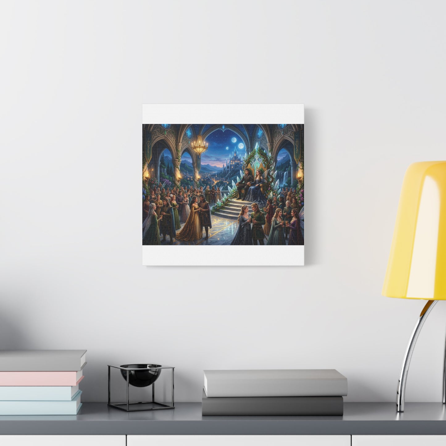 Fantasy Royal Coronation Canvas Art - Matte Stretched Wall Decor