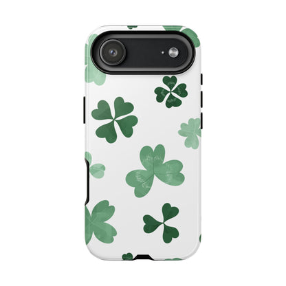 Shamrock Tough Phone Case — St. Patrick’s Day Clover Protective Cover