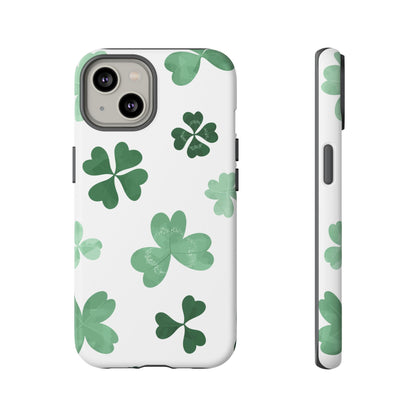 Shamrock Tough Phone Case — St. Patrick’s Day Clover Protective Cover