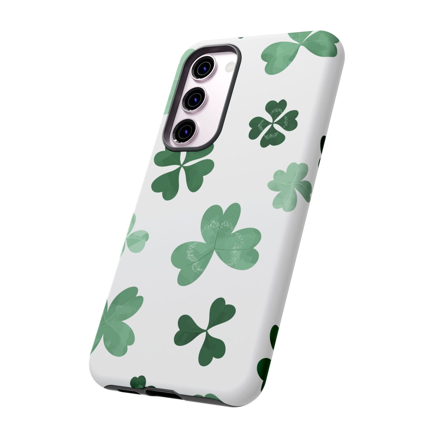 Shamrock Tough Phone Case — St. Patrick’s Day Clover Protective Cover