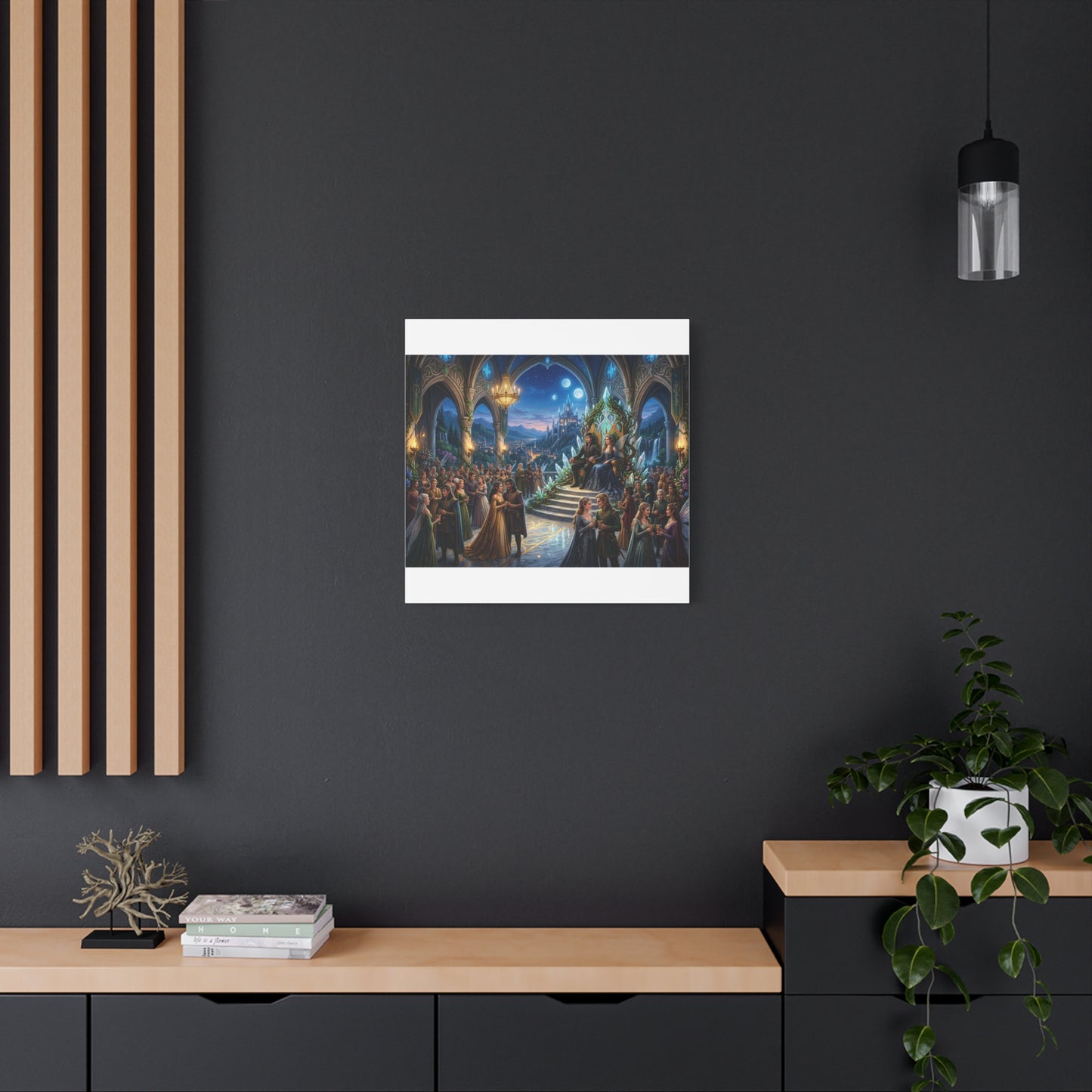 Fantasy Royal Coronation Canvas Art - Matte Stretched Wall Decor