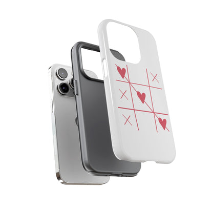Phone Case - Tic Tac Love Heart Design (Valentine’s Day Gift)