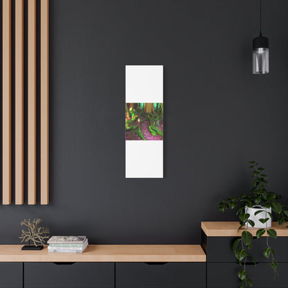 Enchanted Forest Moss Path Canvas Print — Matte Stretched Wall Art