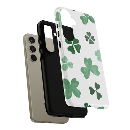 Shamrock Tough Phone Case — St. Patrick’s Day Clover Protective Cover