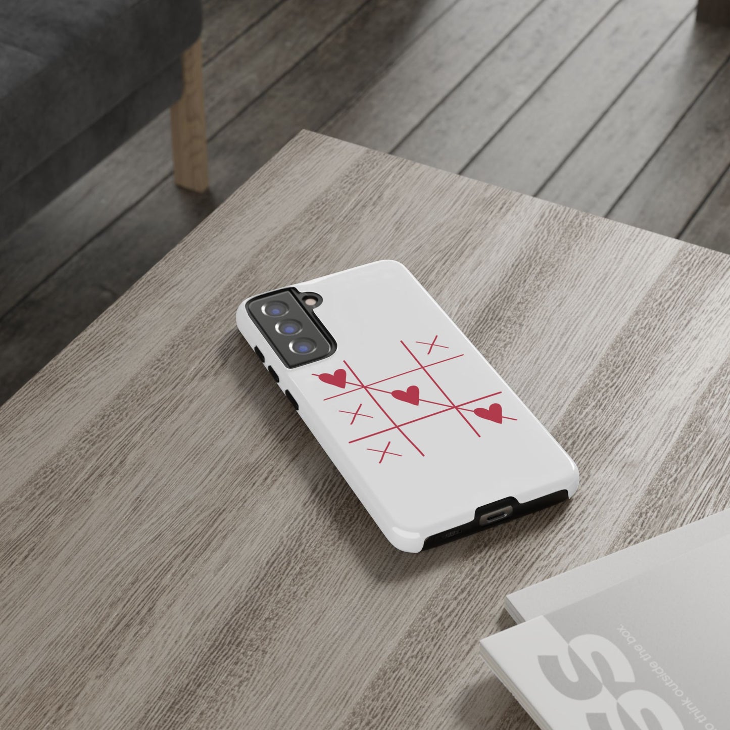 Phone Case - Tic Tac Love Heart Design (Valentine’s Day Gift)