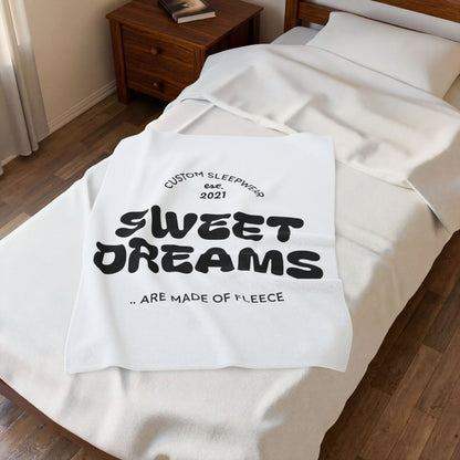 Sweet Dreams Fleece Throw