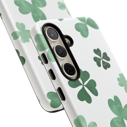 Shamrock Tough Phone Case — St. Patrick’s Day Clover Protective Cover