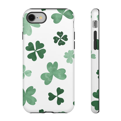 Shamrock Tough Phone Case — St. Patrick’s Day Clover Protective Cover