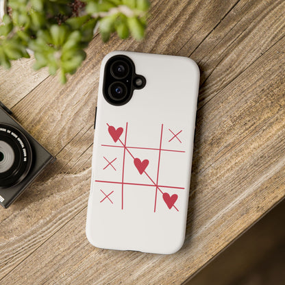 Phone Case - Tic Tac Love Heart Design (Valentine’s Day Gift)