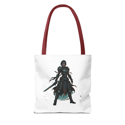 Rogue Warrior Tote Bag – Dark Fantasy Assassin Illustration