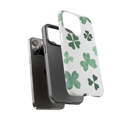 Shamrock Tough Phone Case — St. Patrick’s Day Clover Protective Cover
