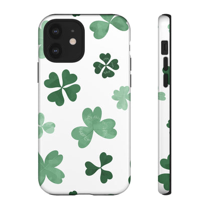 Shamrock Tough Phone Case — St. Patrick’s Day Clover Protective Cover