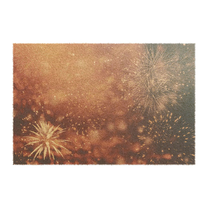 Doormat - Golden Fireworks Coir Welcome Mat
