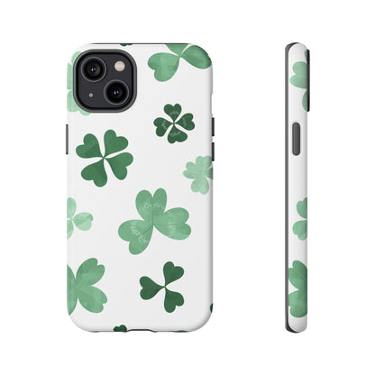 Shamrock Tough Phone Case — St. Patrick’s Day Clover Protective Cover