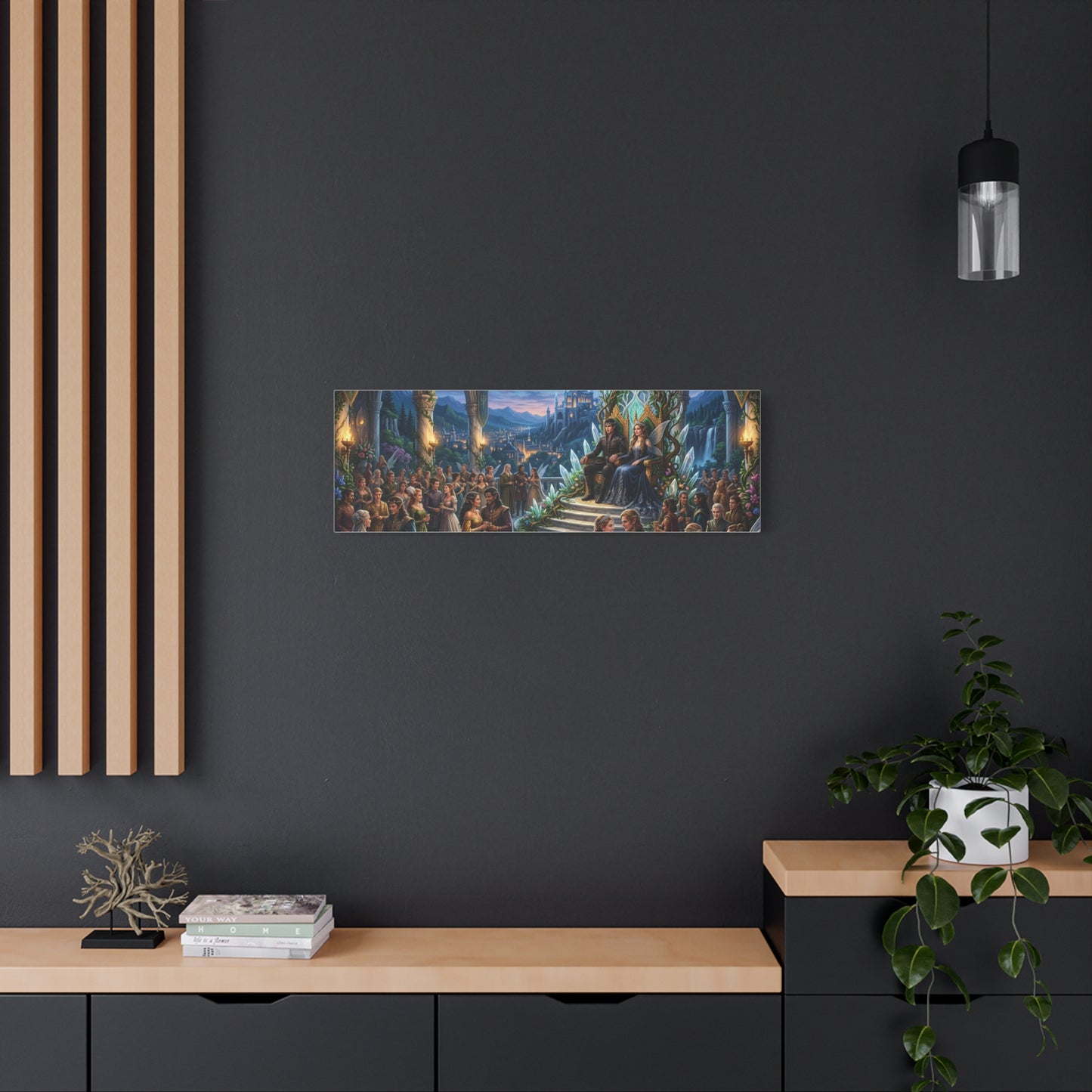 Fantasy Royal Coronation Canvas Art - Matte Stretched Wall Decor