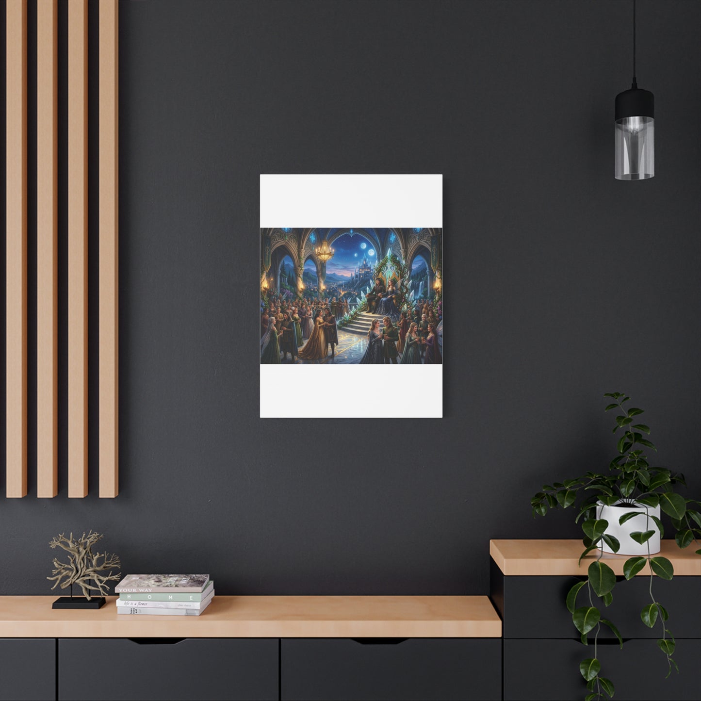 Fantasy Royal Coronation Canvas Art - Matte Stretched Wall Decor
