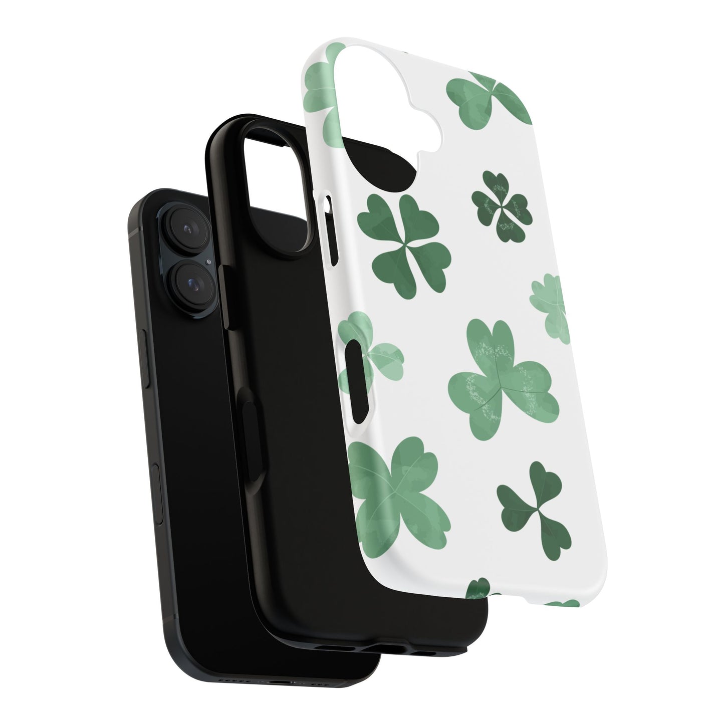 Shamrock Tough Phone Case — St. Patrick’s Day Clover Protective Cover