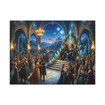 Fantasy Royal Coronation Canvas Art - Matte Stretched Wall Decor
