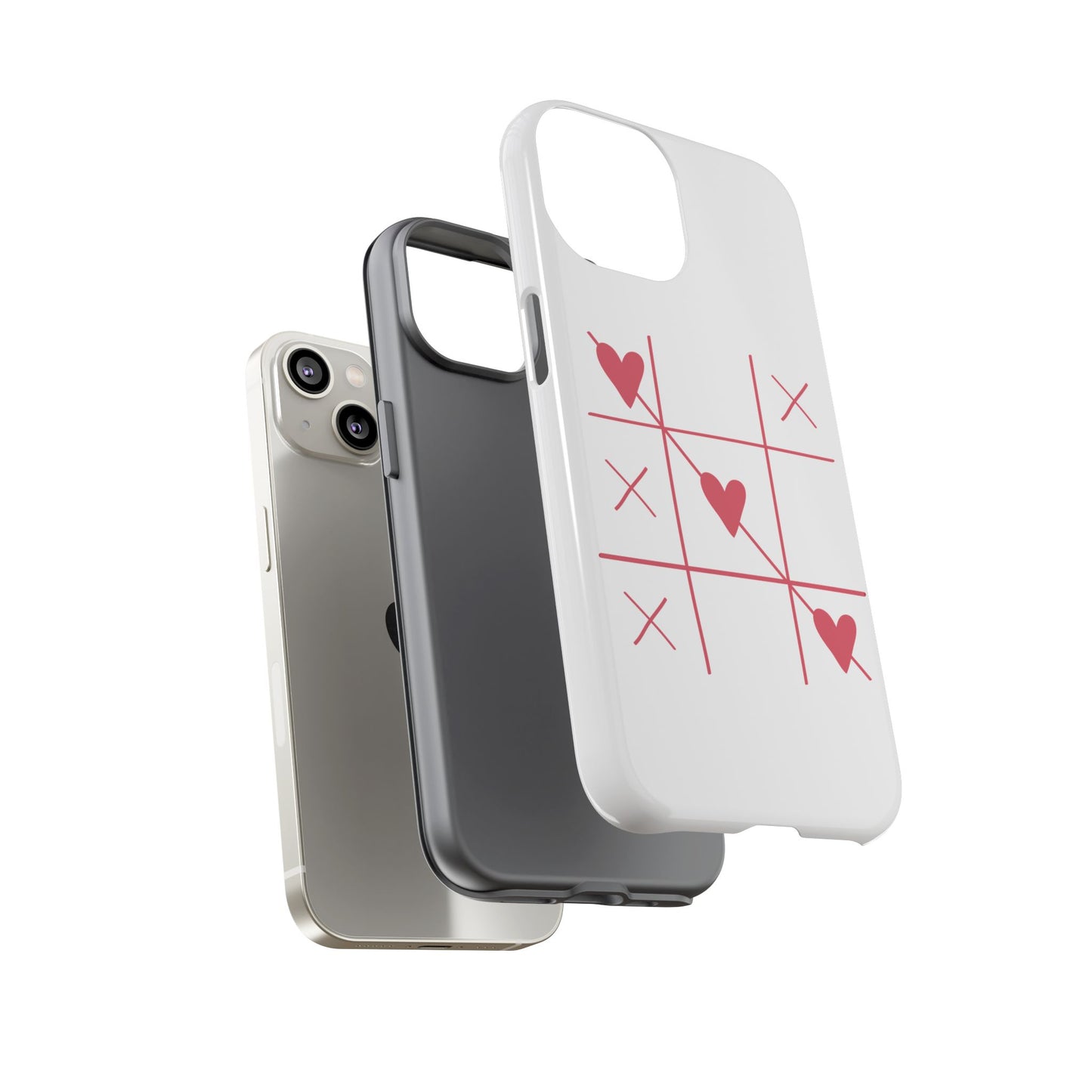 Phone Case - Tic Tac Love Heart Design (Valentine’s Day Gift)