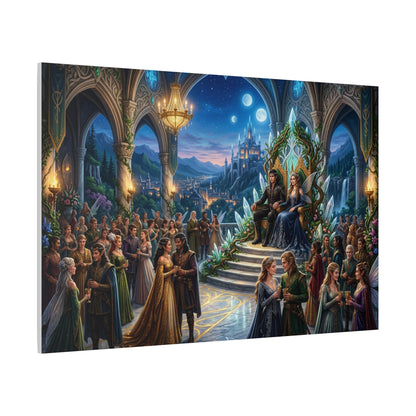 Fantasy Royal Coronation Canvas Art - Matte Stretched Wall Decor