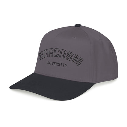 Sarcasm University Baseball Cap — Funny Embroidered Mid-Profile Hat