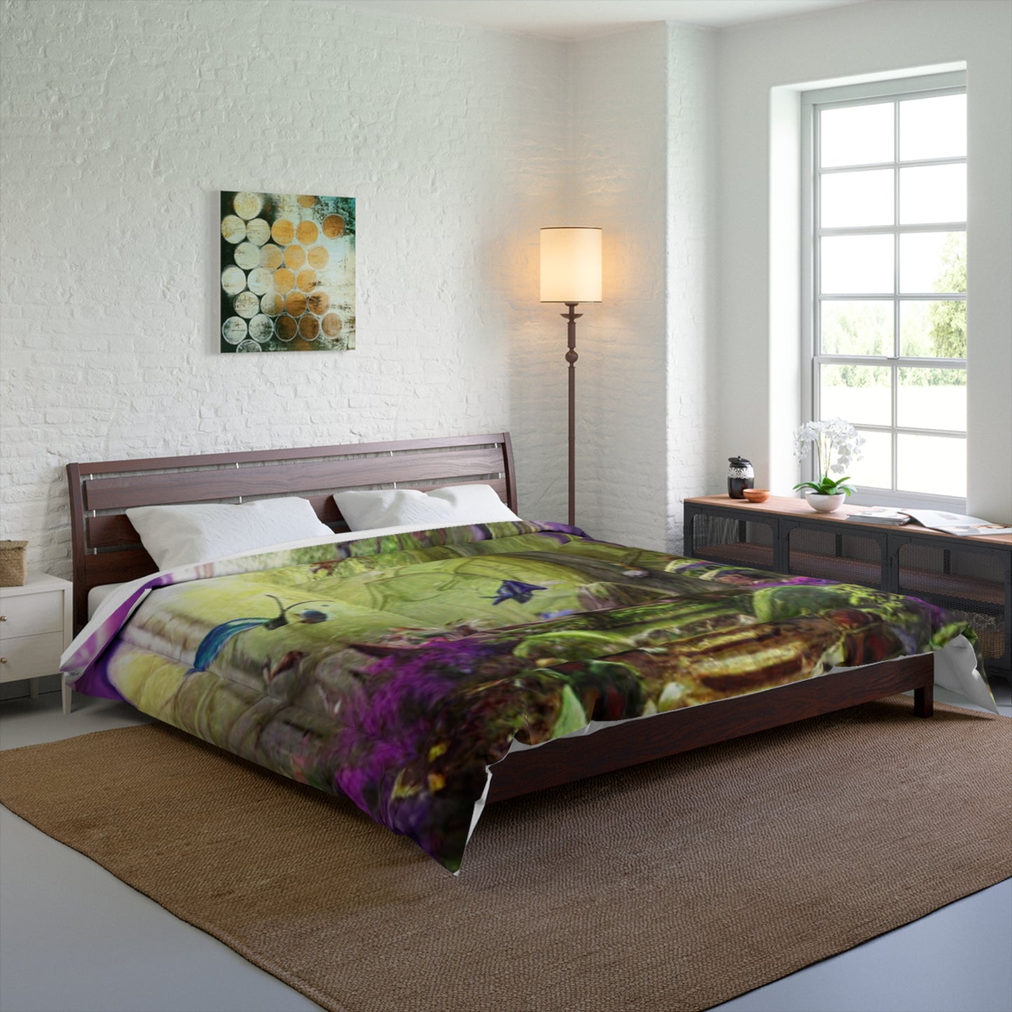 Enchanted Forest Comforter — Fantasy Fairy Path Bedding