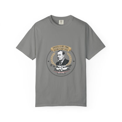 Courage Quote T-Shirt — "It Is the Courage That Counts" Motivational Tee