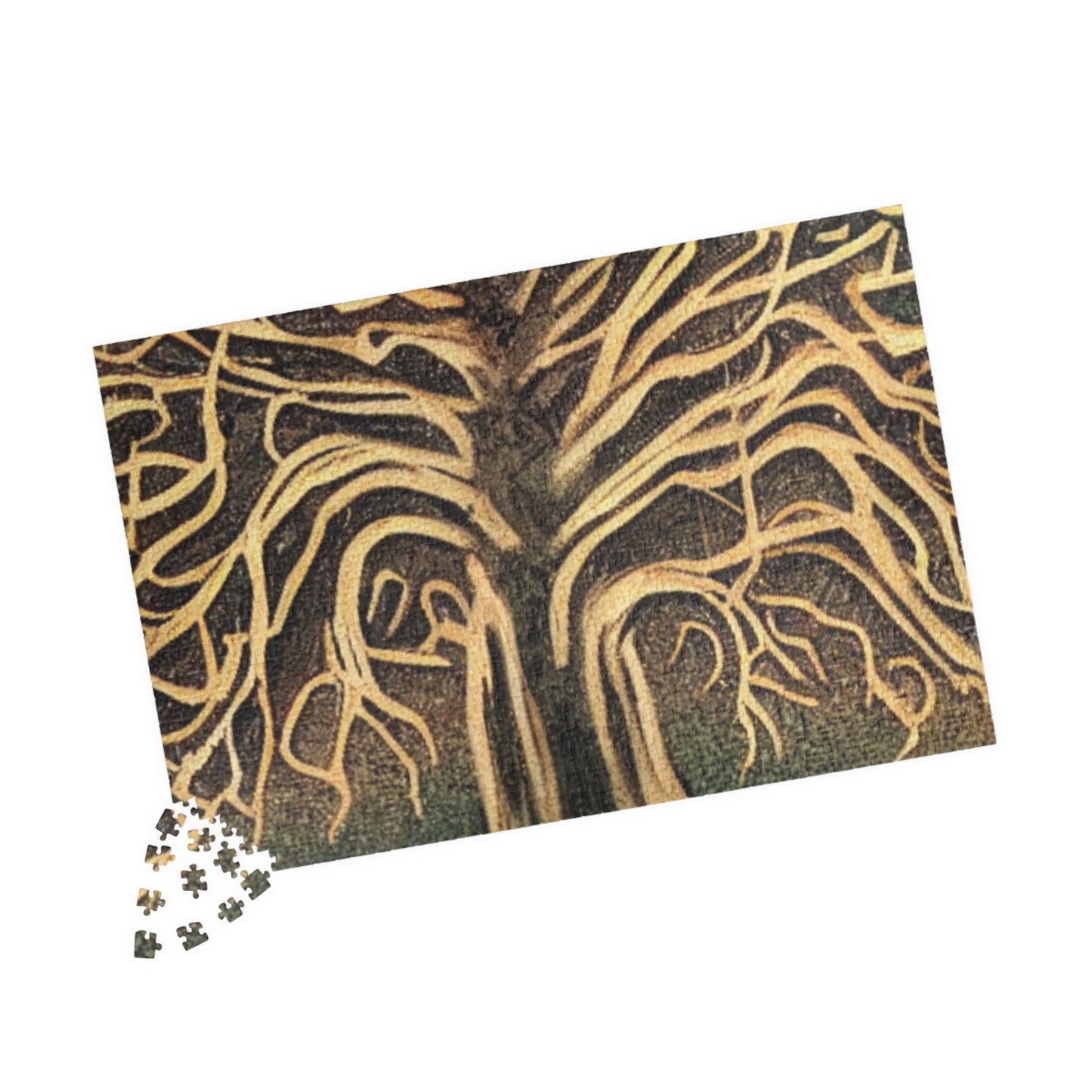 Tree of Life Jigsaw Puzzle — Intricate Root & Branch Art (110–1014 pcs)