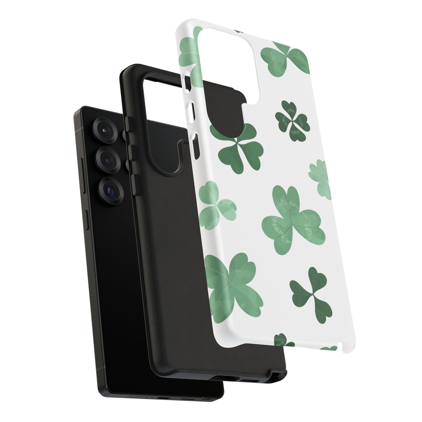 Shamrock Tough Phone Case — St. Patrick’s Day Clover Protective Cover