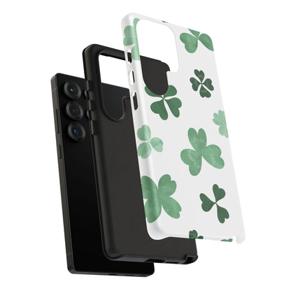 Shamrock Tough Phone Case — St. Patrick’s Day Clover Protective Cover