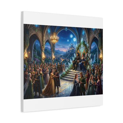 Fantasy Royal Coronation Canvas Art - Matte Stretched Wall Decor