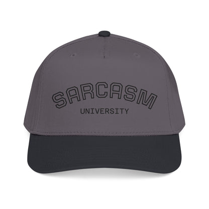 Sarcasm University Baseball Cap — Funny Embroidered Mid-Profile Hat