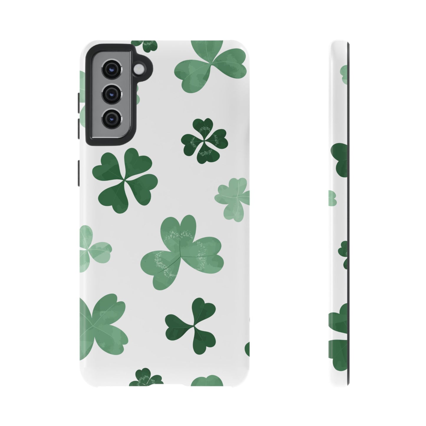Shamrock Tough Phone Case — St. Patrick’s Day Clover Protective Cover