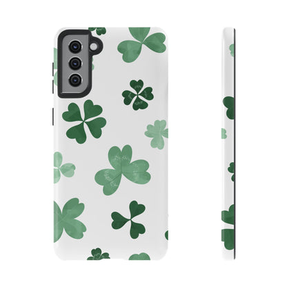 Shamrock Tough Phone Case — St. Patrick’s Day Clover Protective Cover