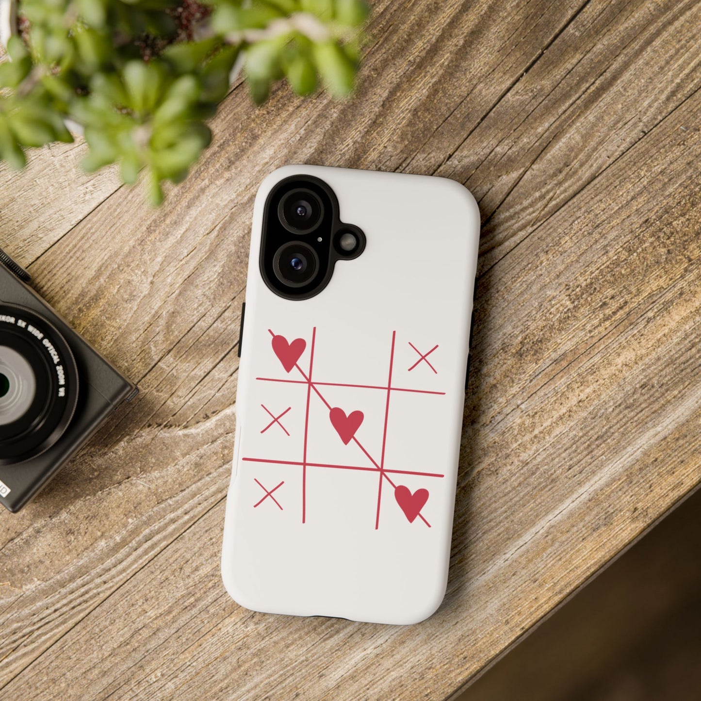 Phone Case - Tic Tac Love Heart Design (Valentine’s Day Gift)