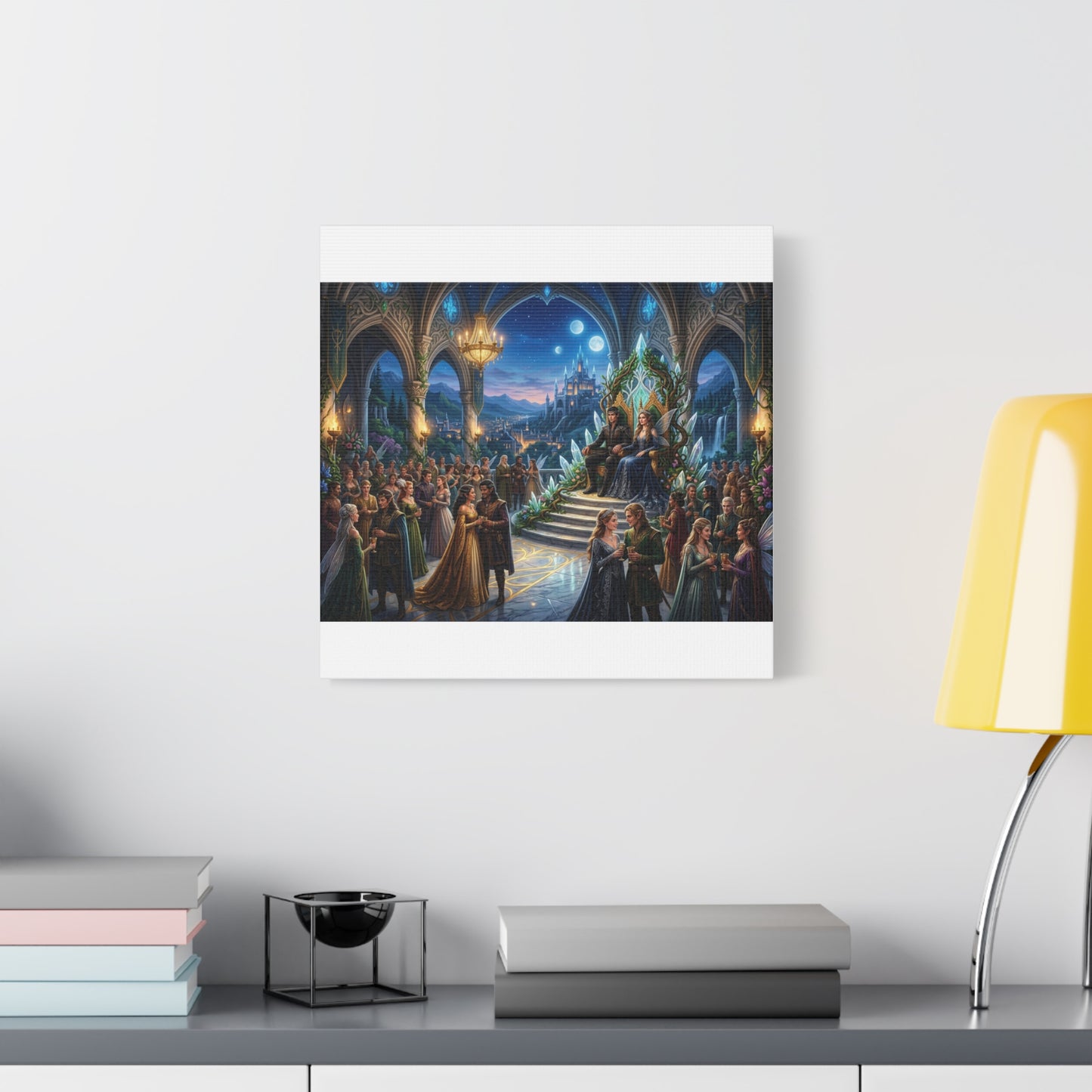 Fantasy Royal Coronation Canvas Art - Matte Stretched Wall Decor