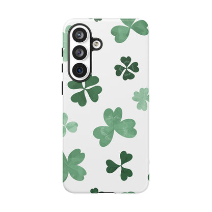 Shamrock Tough Phone Case — St. Patrick’s Day Clover Protective Cover