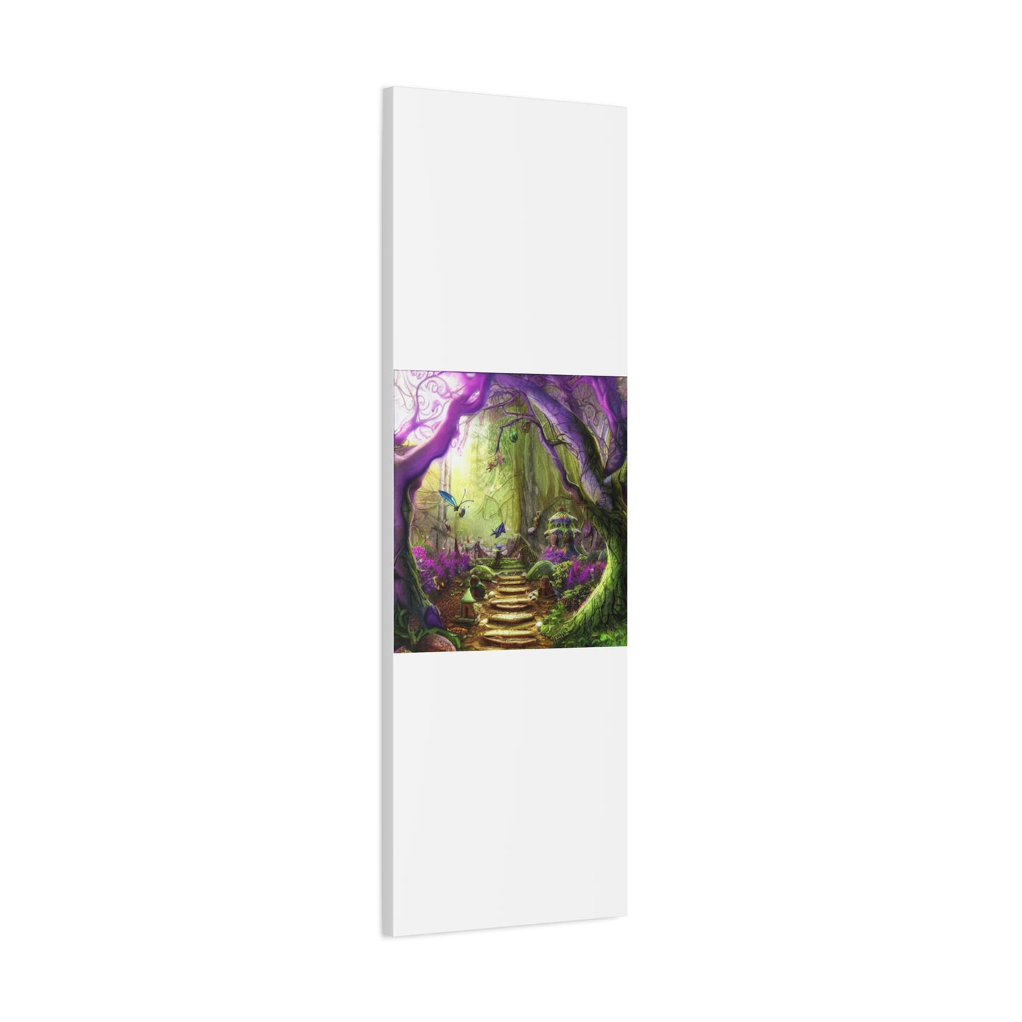 Enchanted Fairy Forest Canvas Wall Art — Magical Woodland Pathway