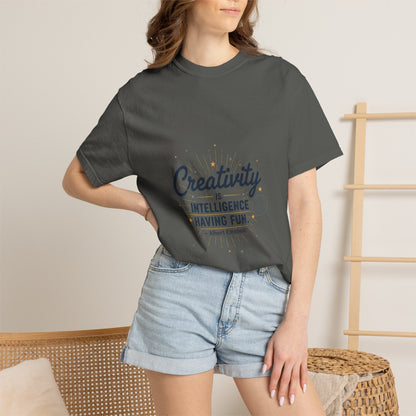 Creativity Is Intelligence T-Shirt — Inspirational Albert Einstein Quote Tee