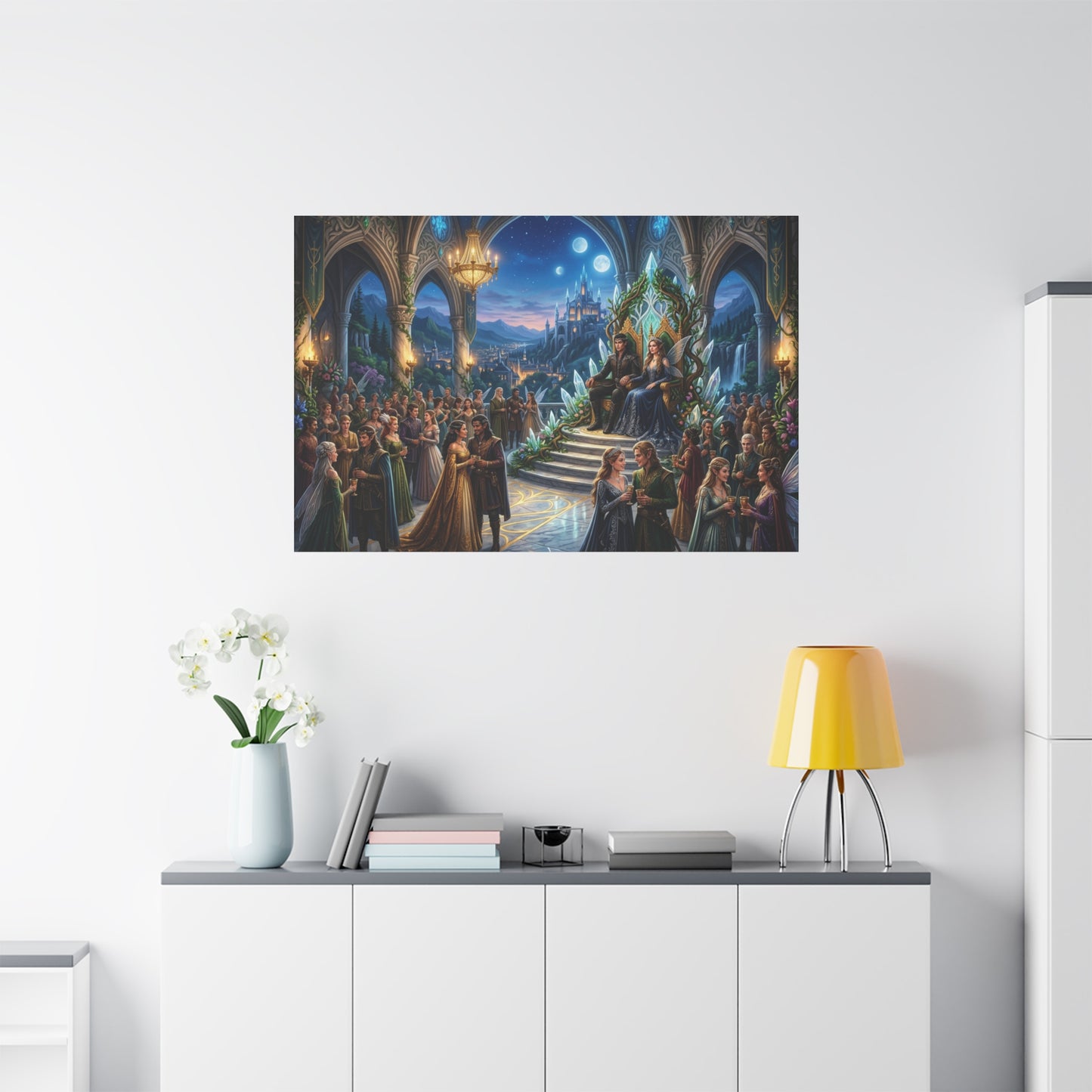 Fantasy Royal Coronation Canvas Art - Matte Stretched Wall Decor