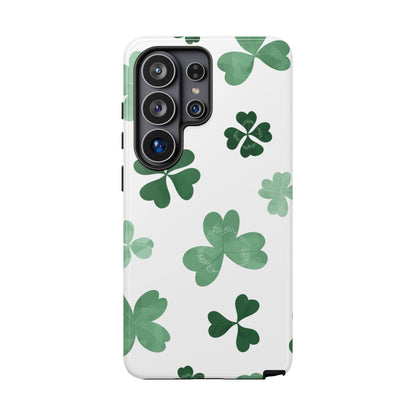 Shamrock Tough Phone Case — St. Patrick’s Day Clover Protective Cover