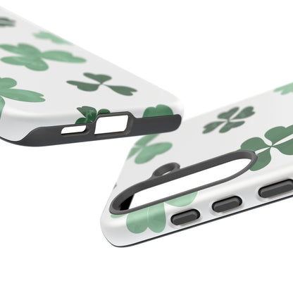 Shamrock Tough Phone Case — St. Patrick’s Day Clover Protective Cover